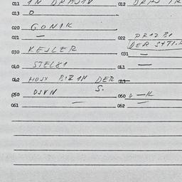 Eastern questionnaire, answ...