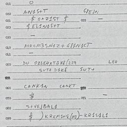 Eastern questionnaire, answ...