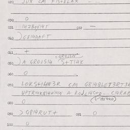 Eastern questionnaire, answ...