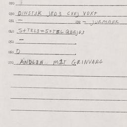 Eastern questionnaire, answ...