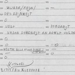Eastern questionnaire, answ...