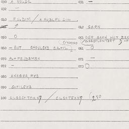 Eastern questionnaire, answ...