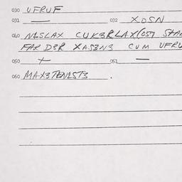 Eastern questionnaire, answ...