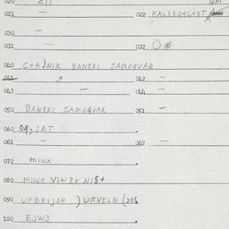 Eastern questionnaire, answ...