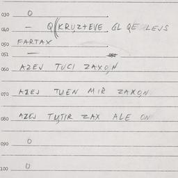 Eastern questionnaire, answ...