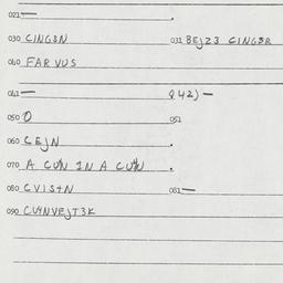 Eastern questionnaire, answ...
