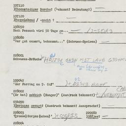 Western questionnaire, answ...