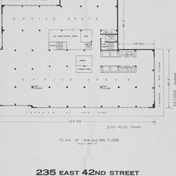 235 E. 42 Street, Plan Of 1...