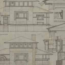 Working drawing #4: West, e...