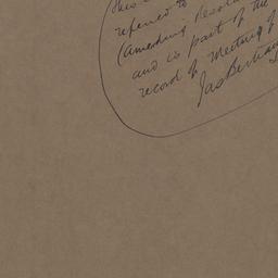 Board Meeting, 2/9/1922