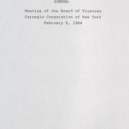 Meeting of the Board of Tru...