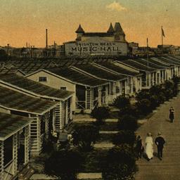 Boardwalk and Cottages, Bri...