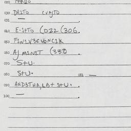 Eastern questionnaire, answ...
