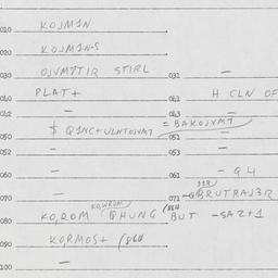 Eastern questionnaire, answ...