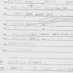 Eastern questionnaire, answ...