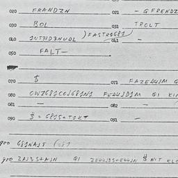 Eastern questionnaire, answ...