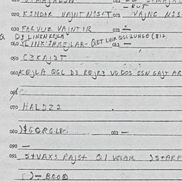 Eastern questionnaire, answ...