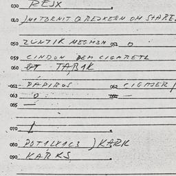 Eastern questionnaire, answ...