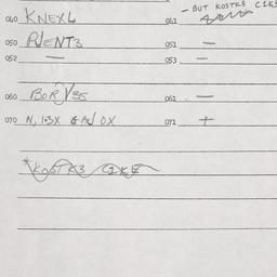 Eastern questionnaire, answ...