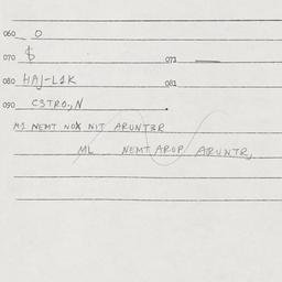 Eastern questionnaire, answ...
