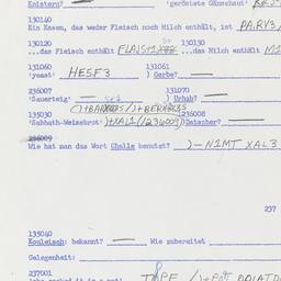 Western questionnaire, answ...