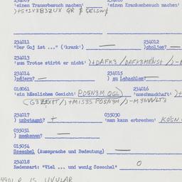 Western questionnaire, answ...