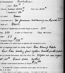 Carnegie Church Organs, Mon...