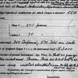 Carnegie Church Organs, Oil...