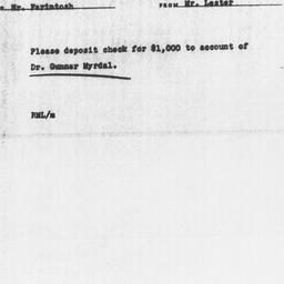Memorandum from Robert M. L...