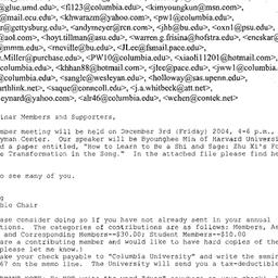 Announcements, 2004-12-03. ...