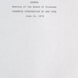 Meeting of the Board of Tru...