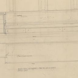 Divan, cabinet elevations, ...