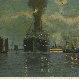 New York Harbor at Night