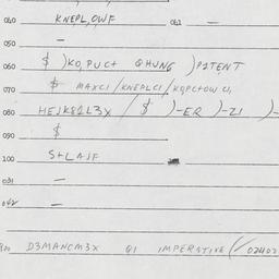 Eastern questionnaire, answ...