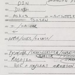 Eastern questionnaire, answ...