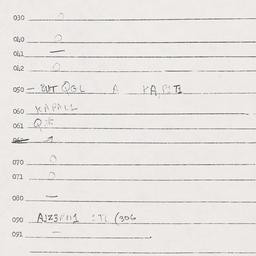 Eastern questionnaire, answ...
