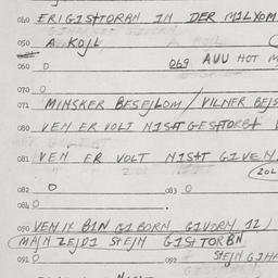 Eastern questionnaire, answ...
