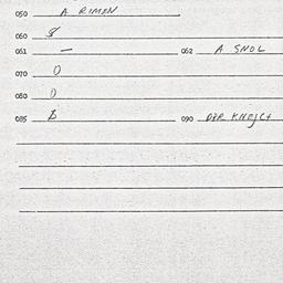 Eastern questionnaire, answ...