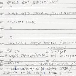 Eastern questionnaire, answ...