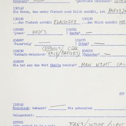 Western questionnaire, answ...