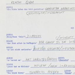 Western questionnaire, answ...