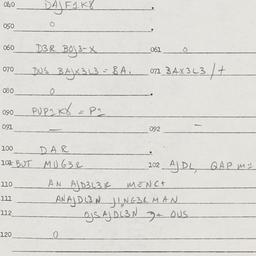 Eastern questionnaire, answ...