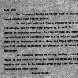 Carnegie General Donations,...