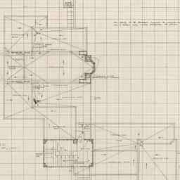Working drawing #3: Roof plan