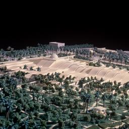 Model, aerial view.