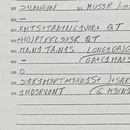 Eastern questionnaire, answ...