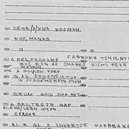 Eastern questionnaire, answ...
