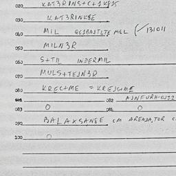 Eastern questionnaire, answ...