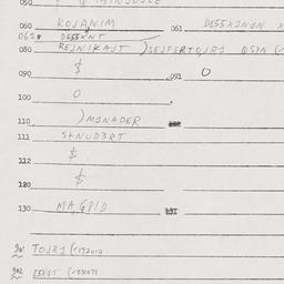 Eastern questionnaire, answ...