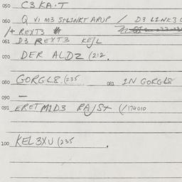 Eastern questionnaire, answ...